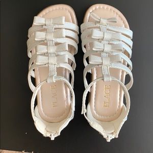 White Toddler girl sandals